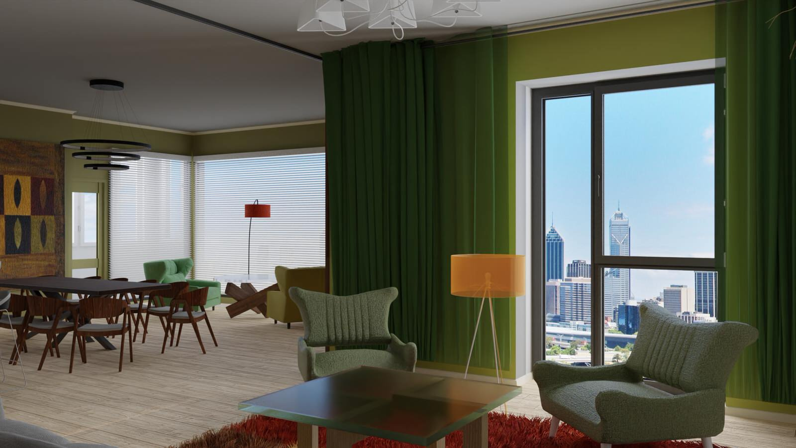 Квартира площадью 115м²