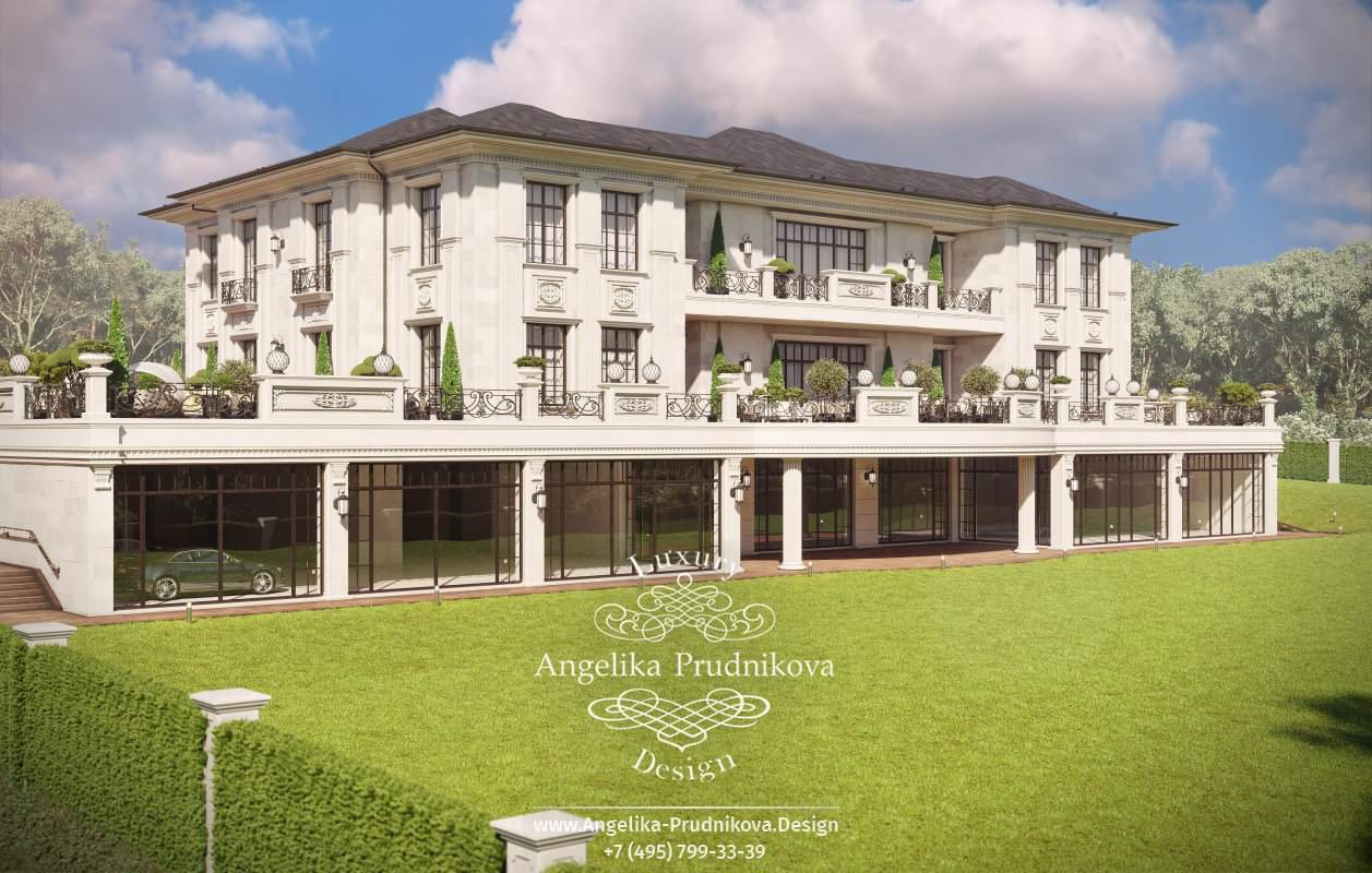 Дизайн-проект экстерьера в КП Agalarov Estate