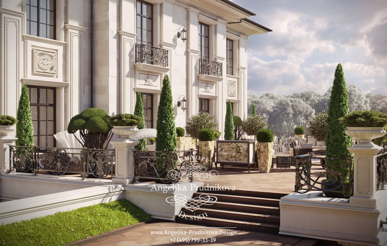 Дизайн-проект экстерьера в КП Agalarov Estate