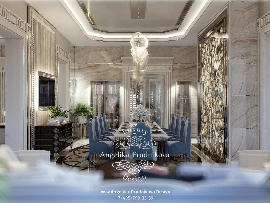 Дизайн-проект интерьера загородного дома в КП Сады Майендорф