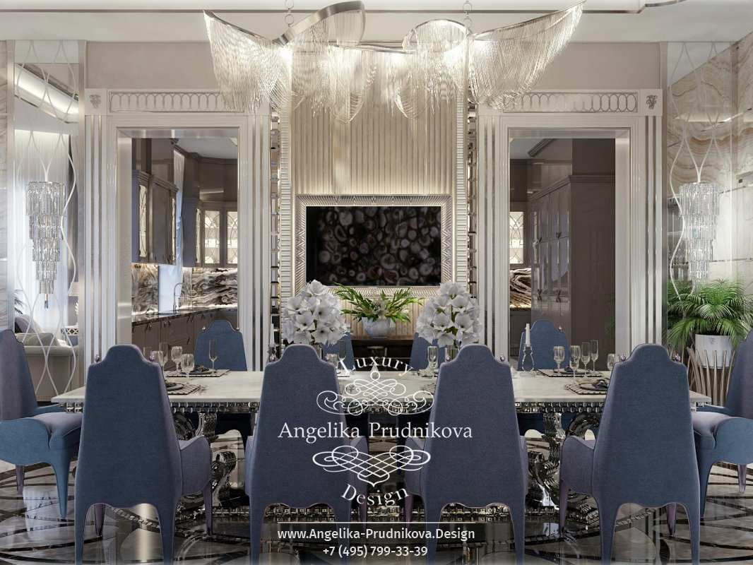 Дизайн-проект интерьера загородного дома в КП Сады Майендорф