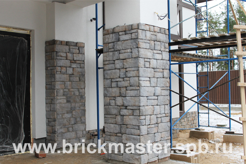 Обложка проекта: Загородный дом в стиле "Альпийское шале" из газобетона в Рощино.