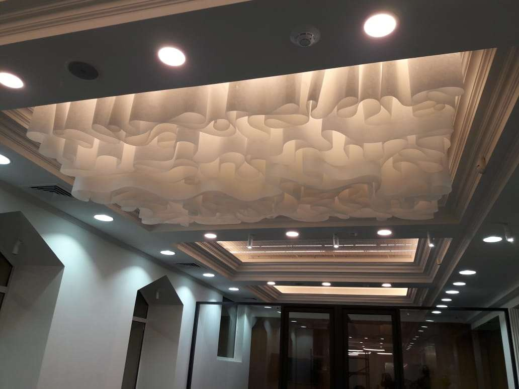 Негорючие потолки Paper Design® теперь и в Казахстане