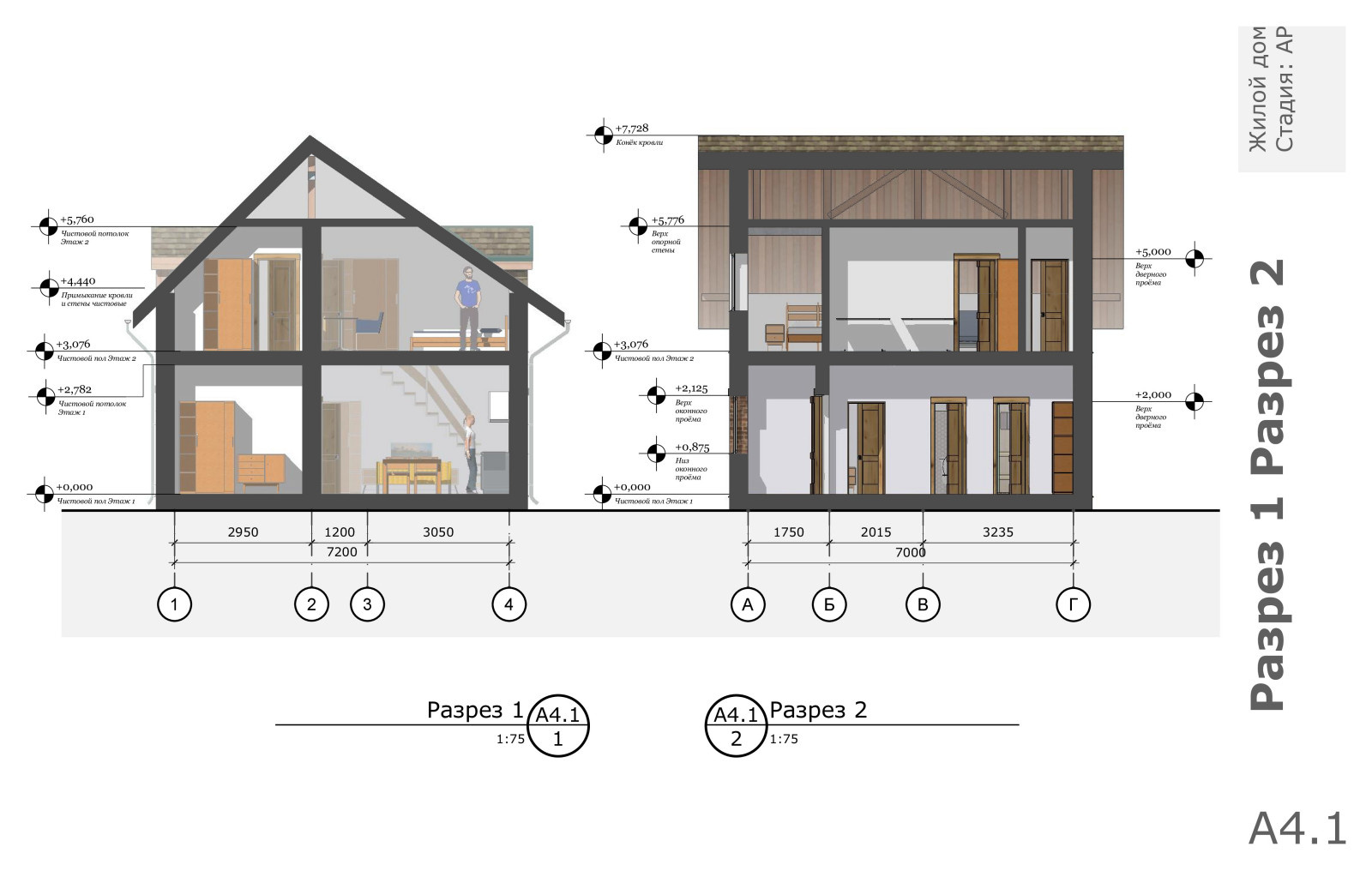 Компактный загородный дом