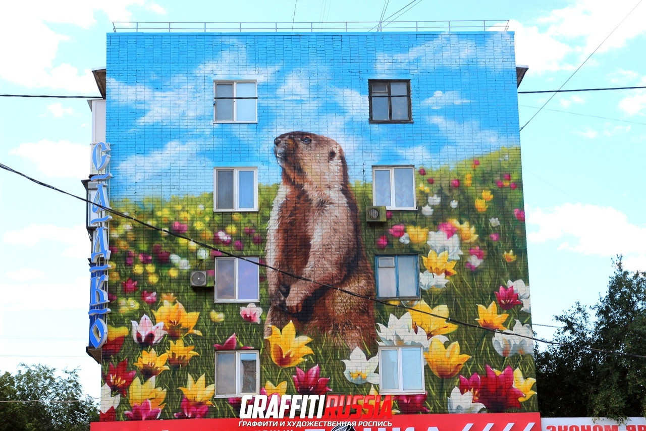 Роспись фасадов, граффити