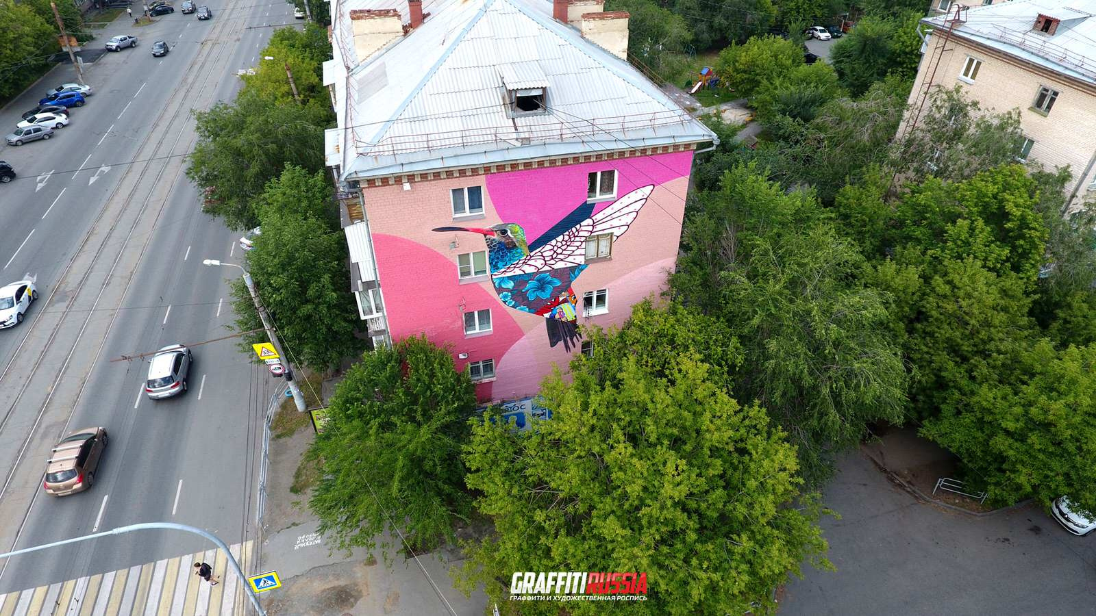 Роспись фасадов, граффити