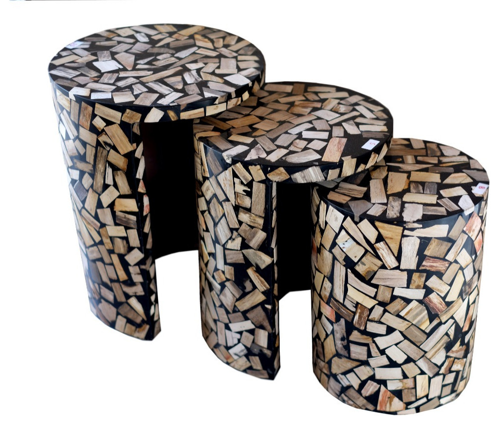 Мебель,декор из окаменелого дерева