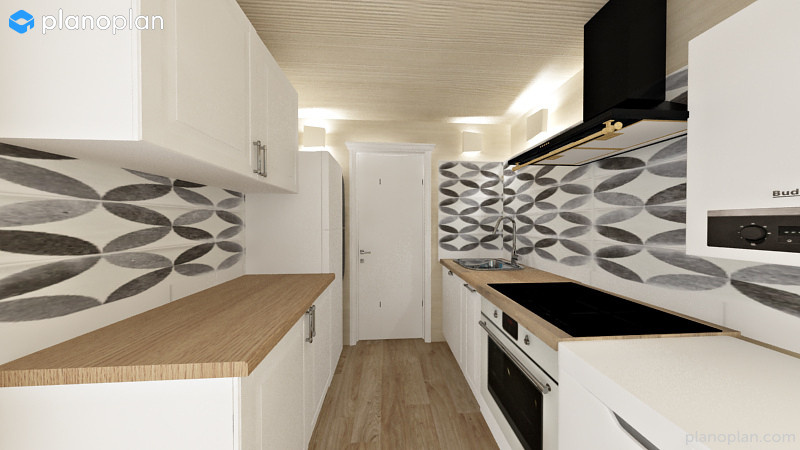 Современная кухня в стиле кантри на даче