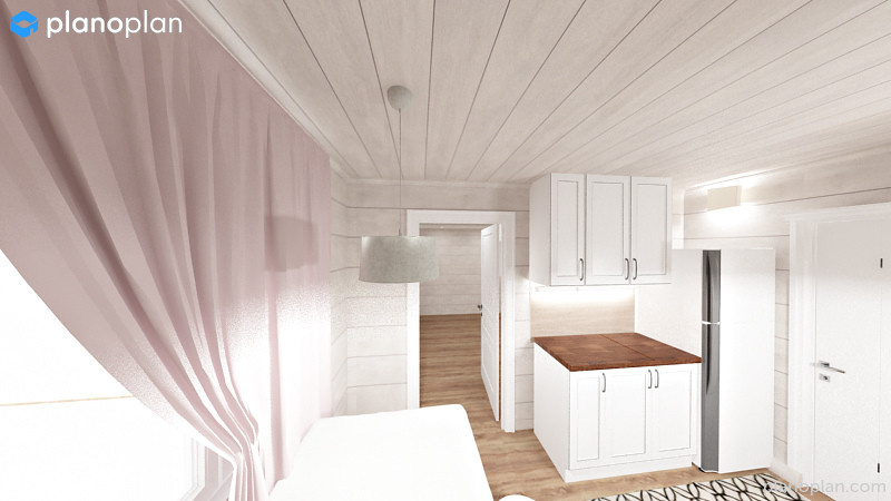 Современная кухня в стиле кантри на даче