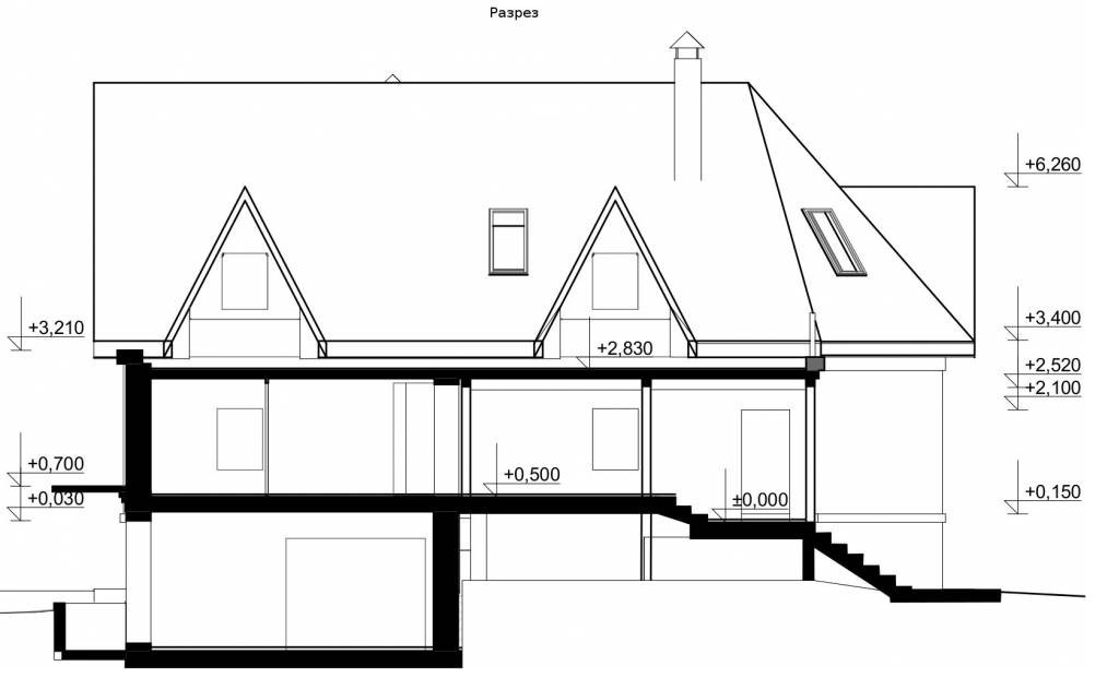 Каменный дом в поселке Поляны