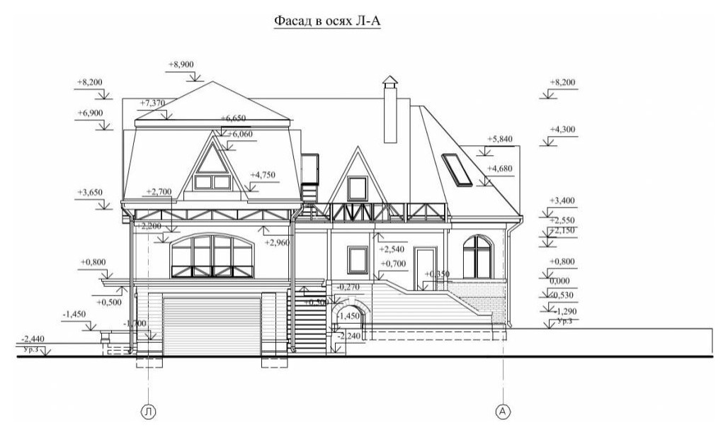 Каменный дом в поселке Поляны