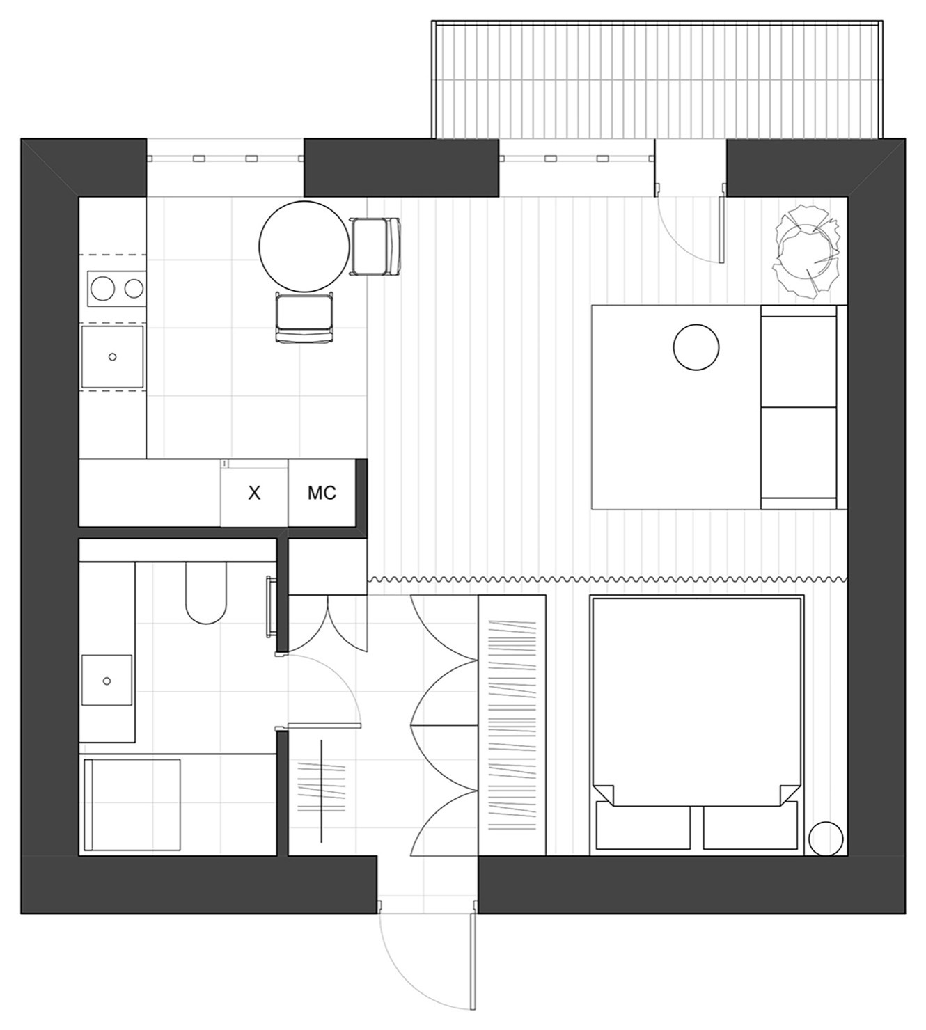 Minimalistic & ascetic