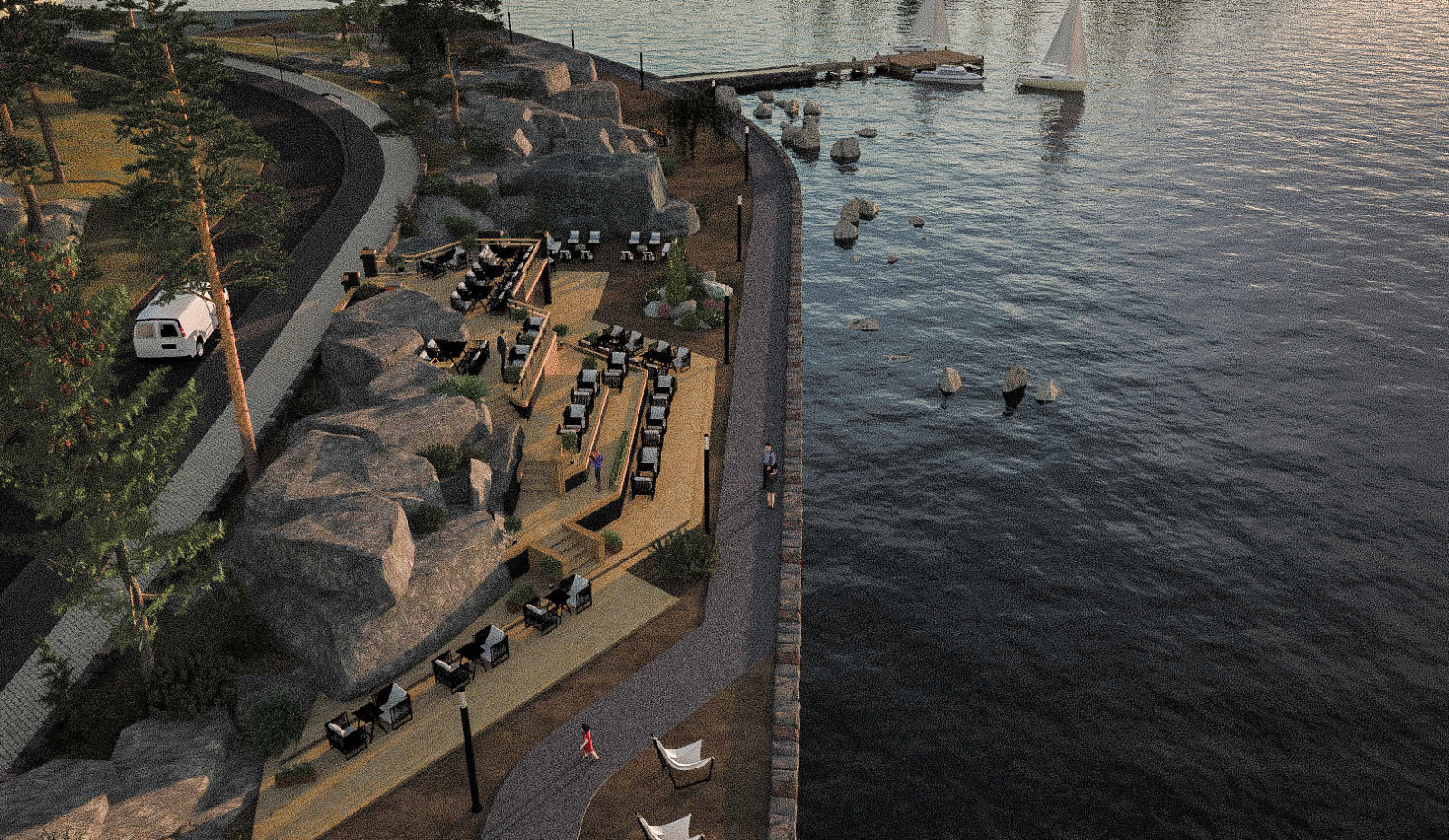 Общий вид променада STONEHARBOUR