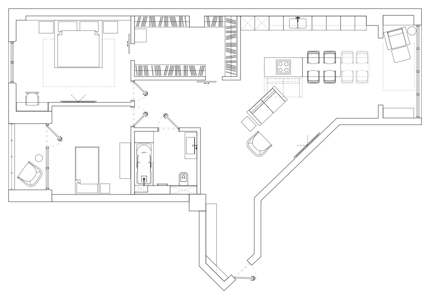 Houzz тур: Интерьер во Владивостоке, вдохновленный Японией