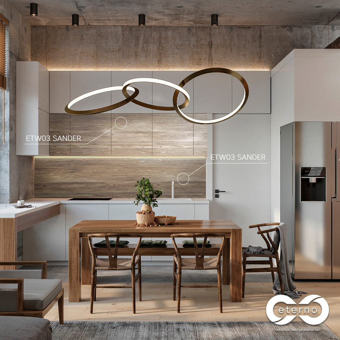 Изготовление мебели с использованием фасадов и фартуков из МДФ плит "Eterno"