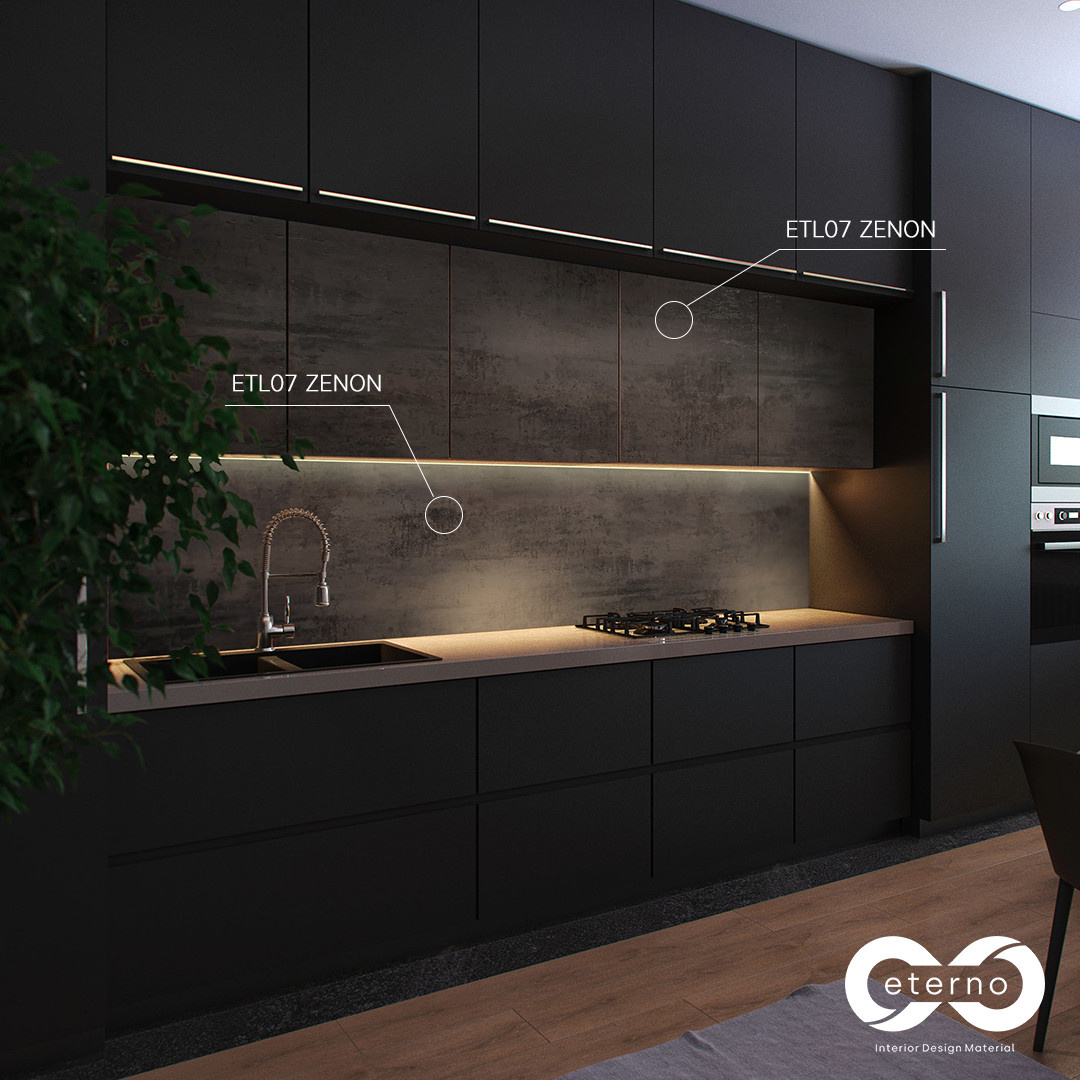 Изготовление мебели с использованием фасадов и фартуков из МДФ плит "Eterno"