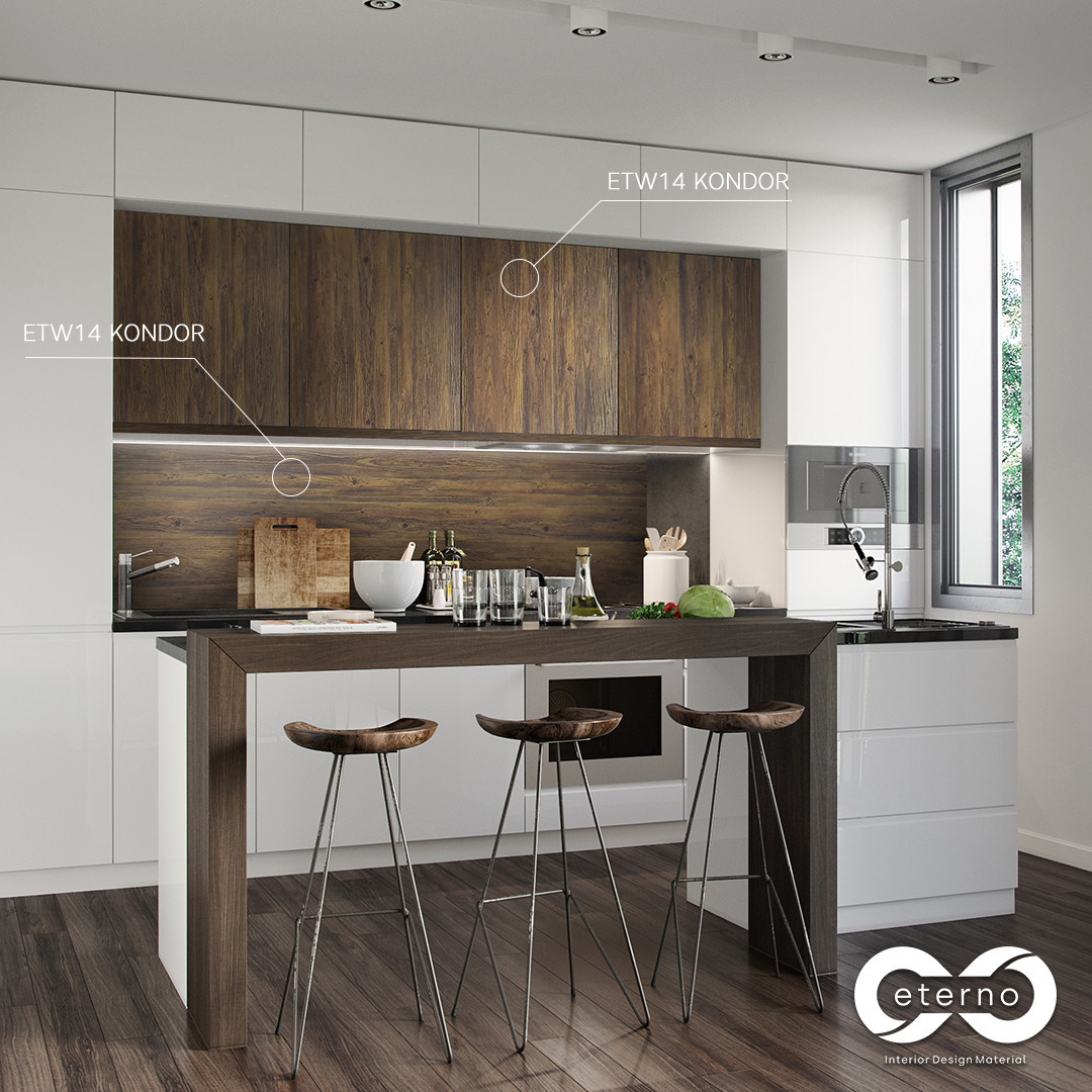 Изготовление мебели с использованием фасадов и фартуков из МДФ плит "Eterno"