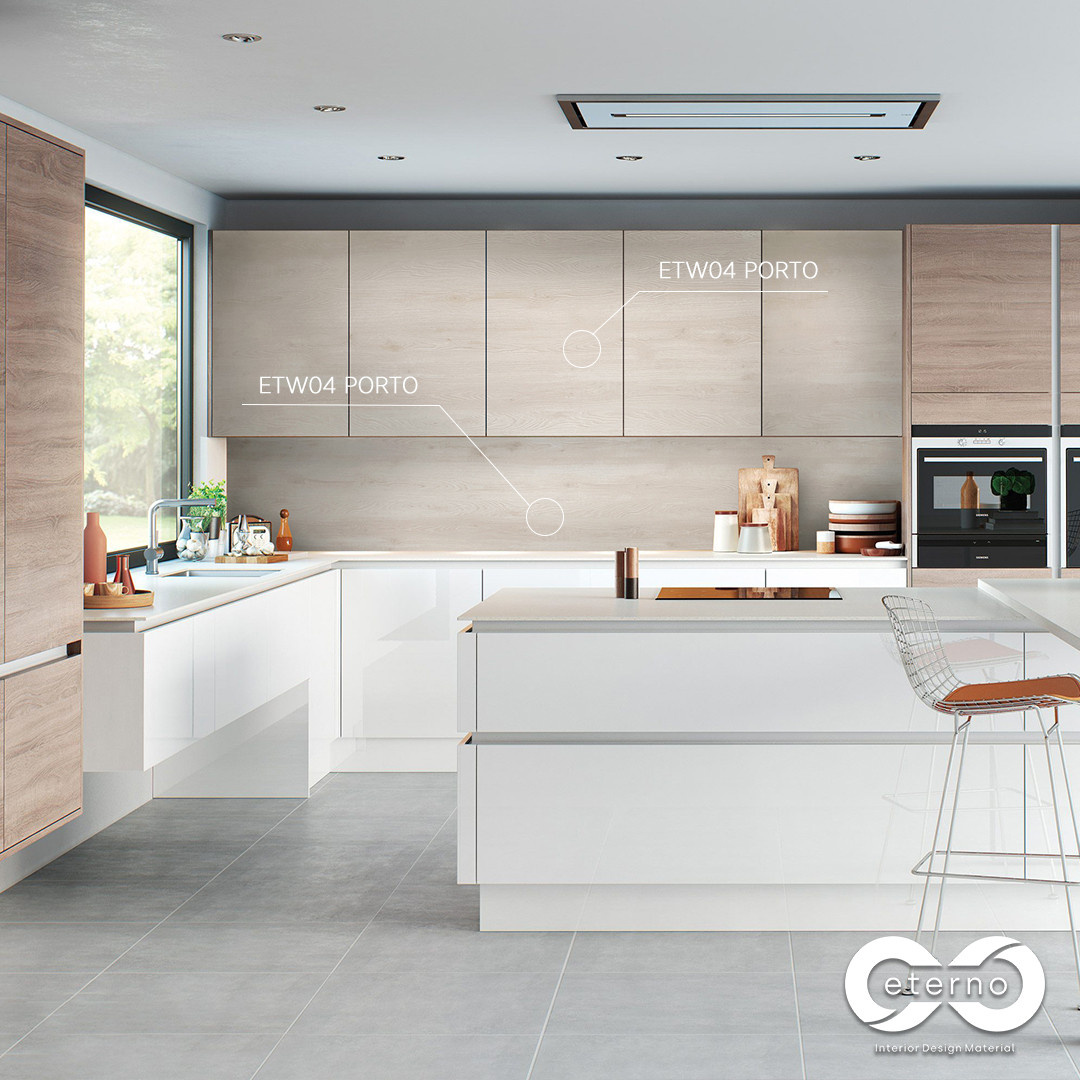 Изготовление мебели с использованием фасадов и фартуков из МДФ плит "Eterno"