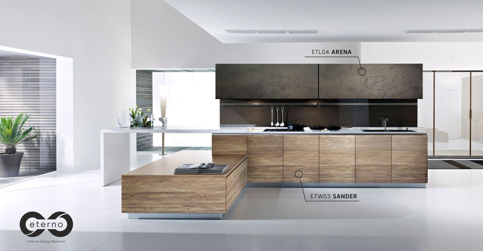 Изготовление мебели с использованием фасадов и фартуков из МДФ плит "Eterno"