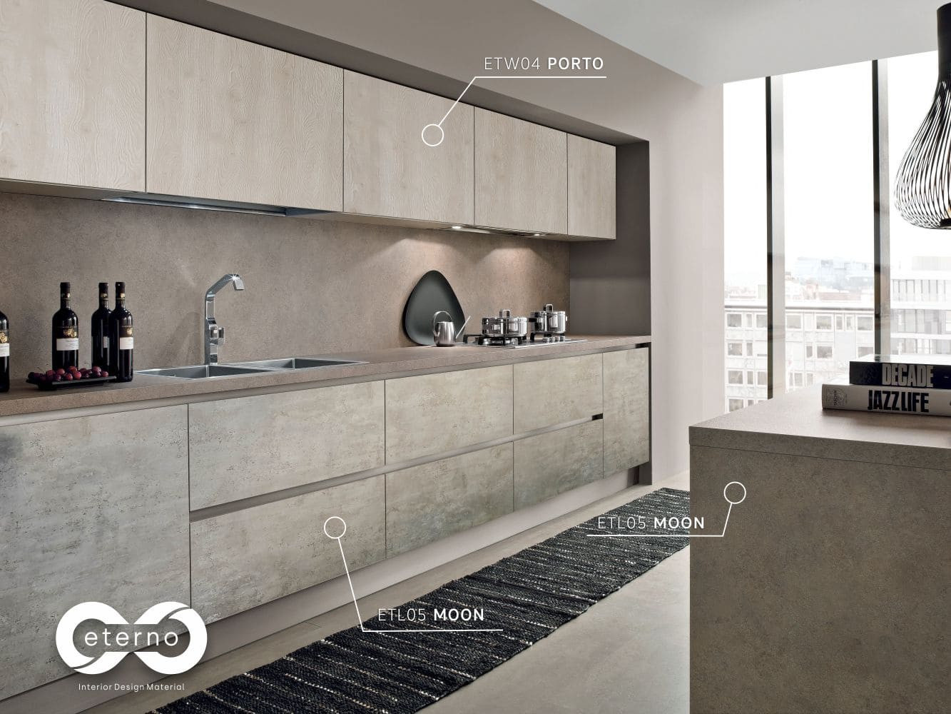 Изготовление мебели с использованием фасадов и фартуков из МДФ плит "Eterno"