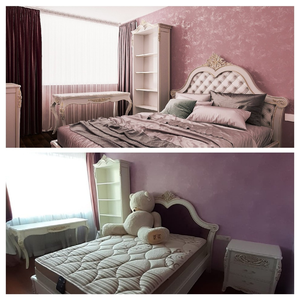 Спальный гарнитур из массива бука