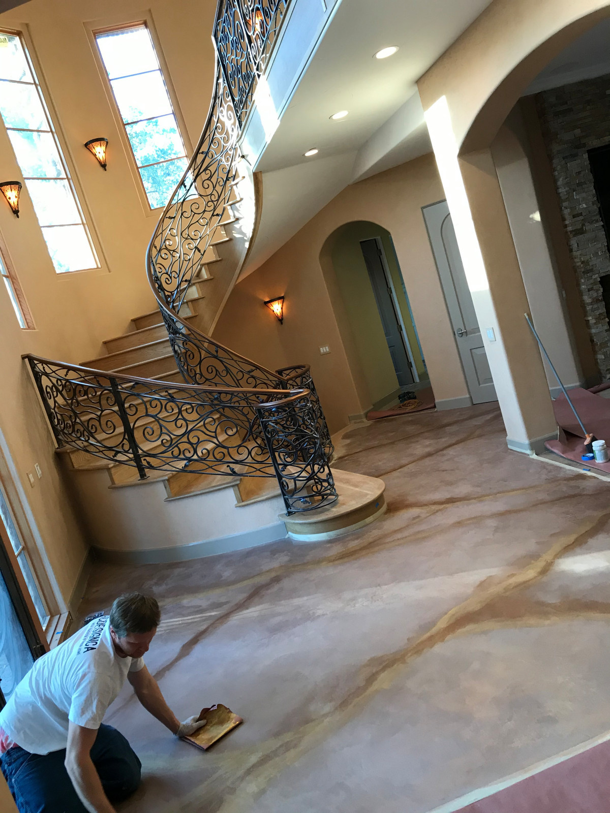 custom floor / art time