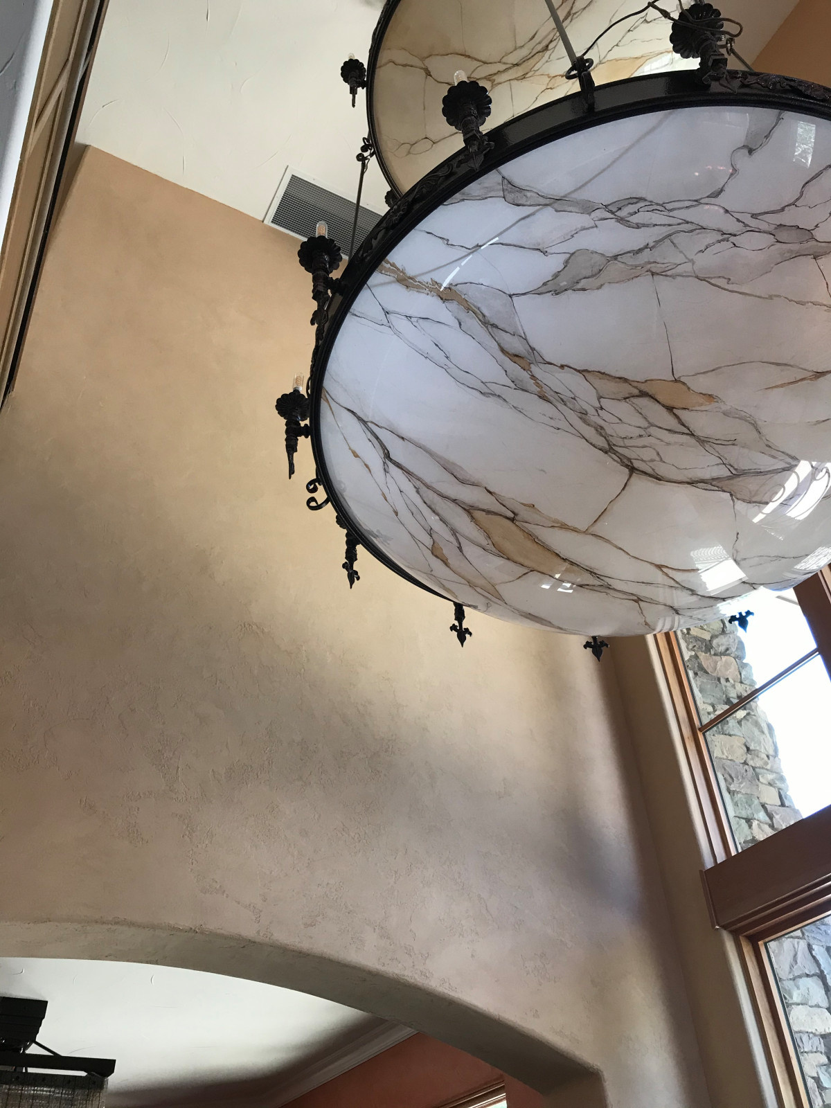 custom floor / walls and dinner room