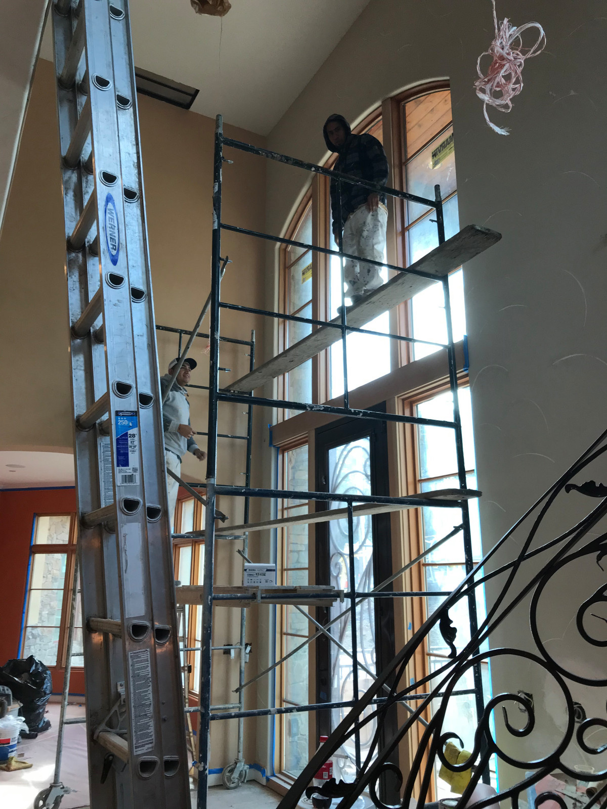 custom floor / walls and dinner room