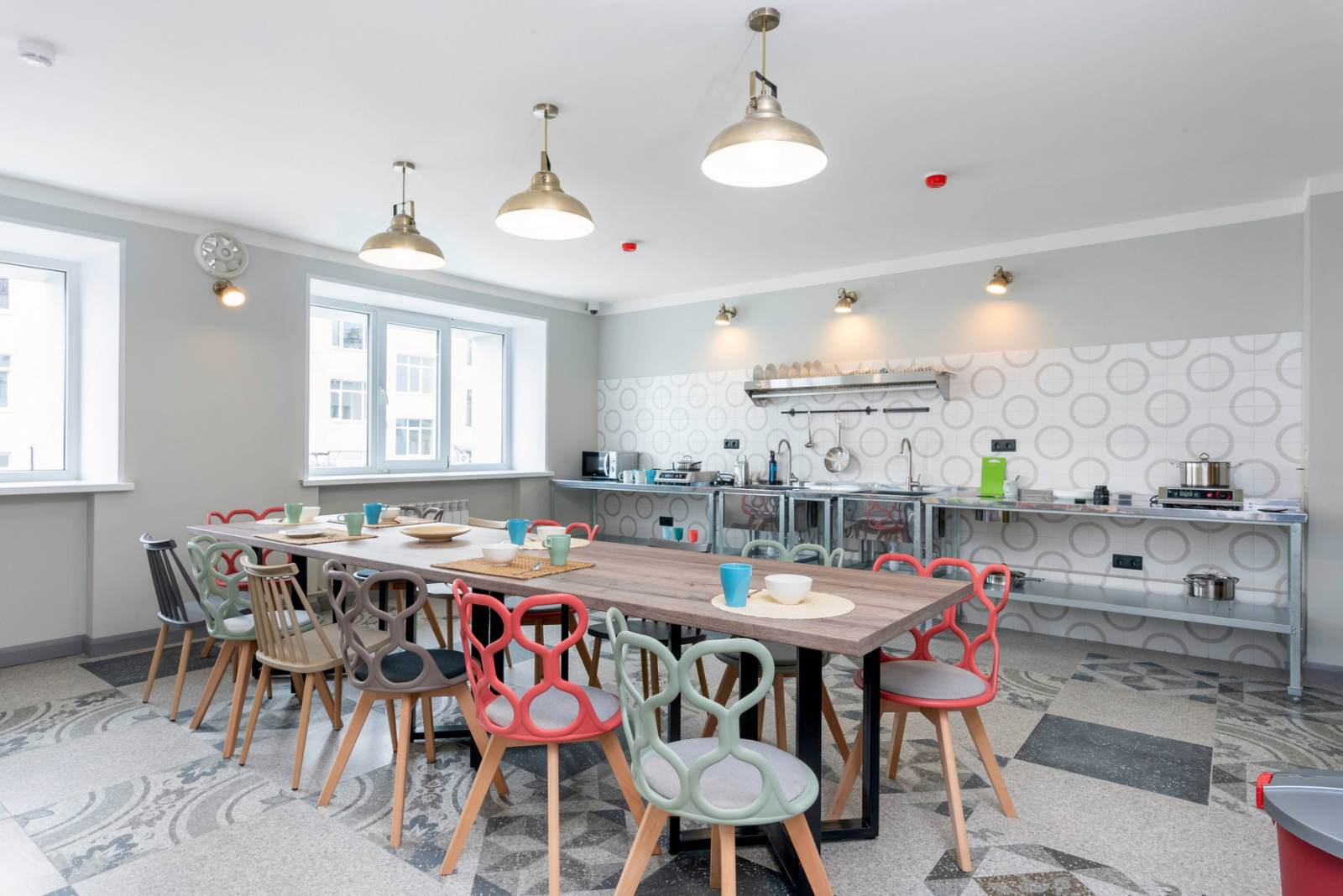 Интерьерная съемка. Студенческий кампус "AXALTA"