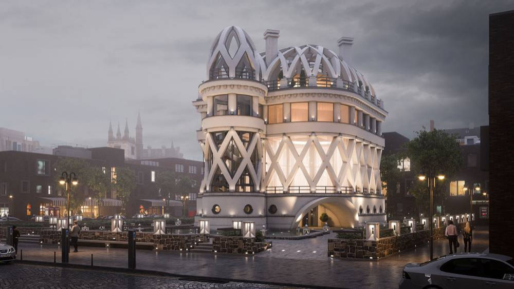 Представительство частной фирмы в Лондоне (визуализация)