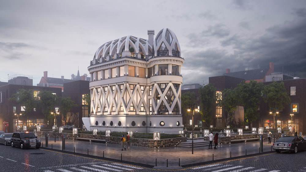 Представительство частной фирмы в Лондоне (визуализация)