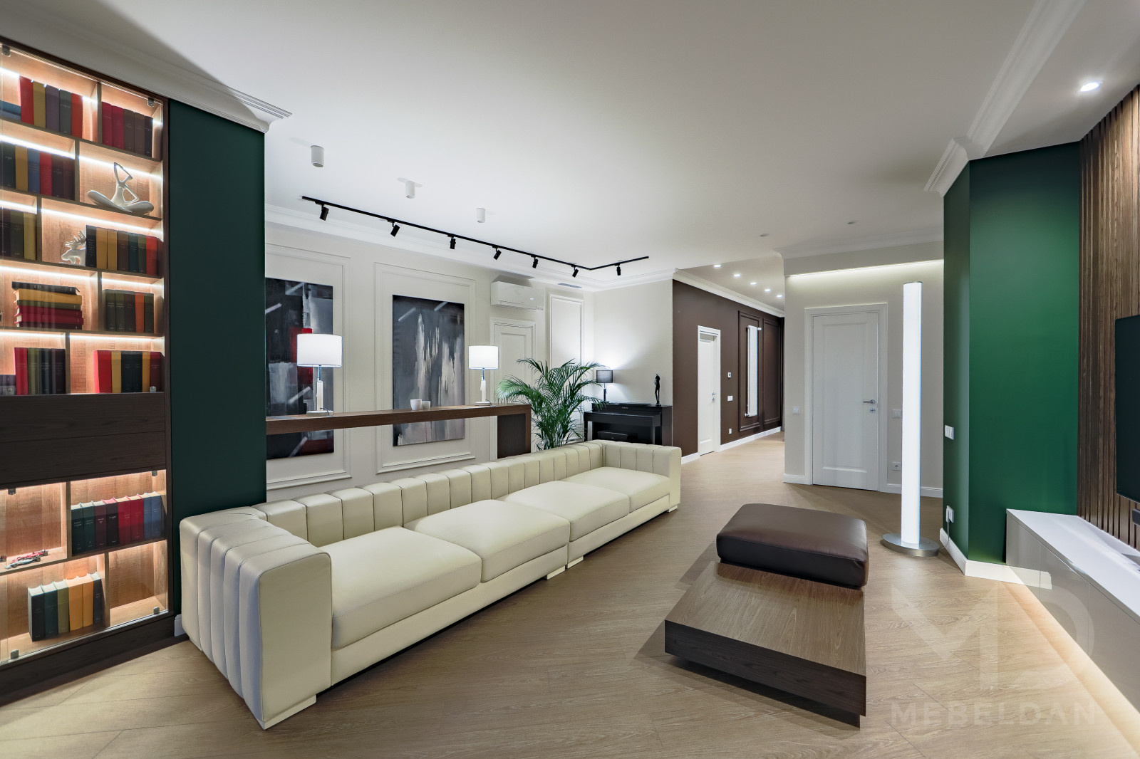 Мебель под ключ в одном стиле для квартиры 120м2