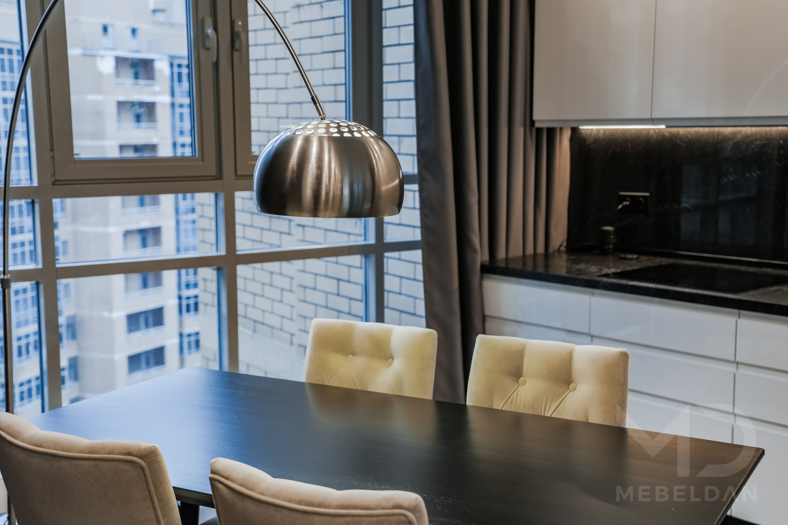 Мебель под ключ в одном стиле для квартиры 120м2