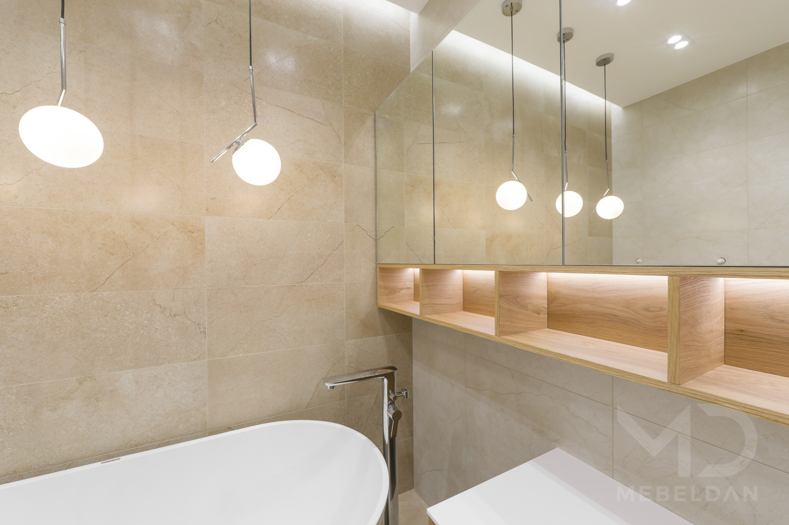 Мебель в стиле минимализм для квартиры 90м2