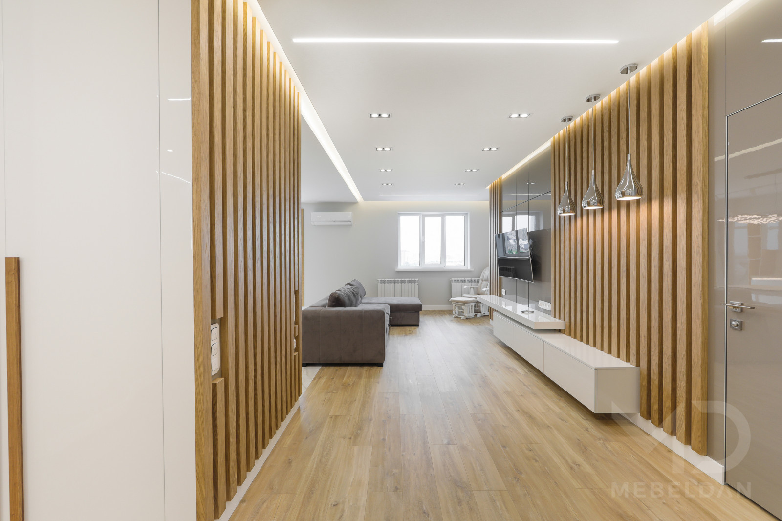 Мебель в стиле минимализм для квартиры 90м2