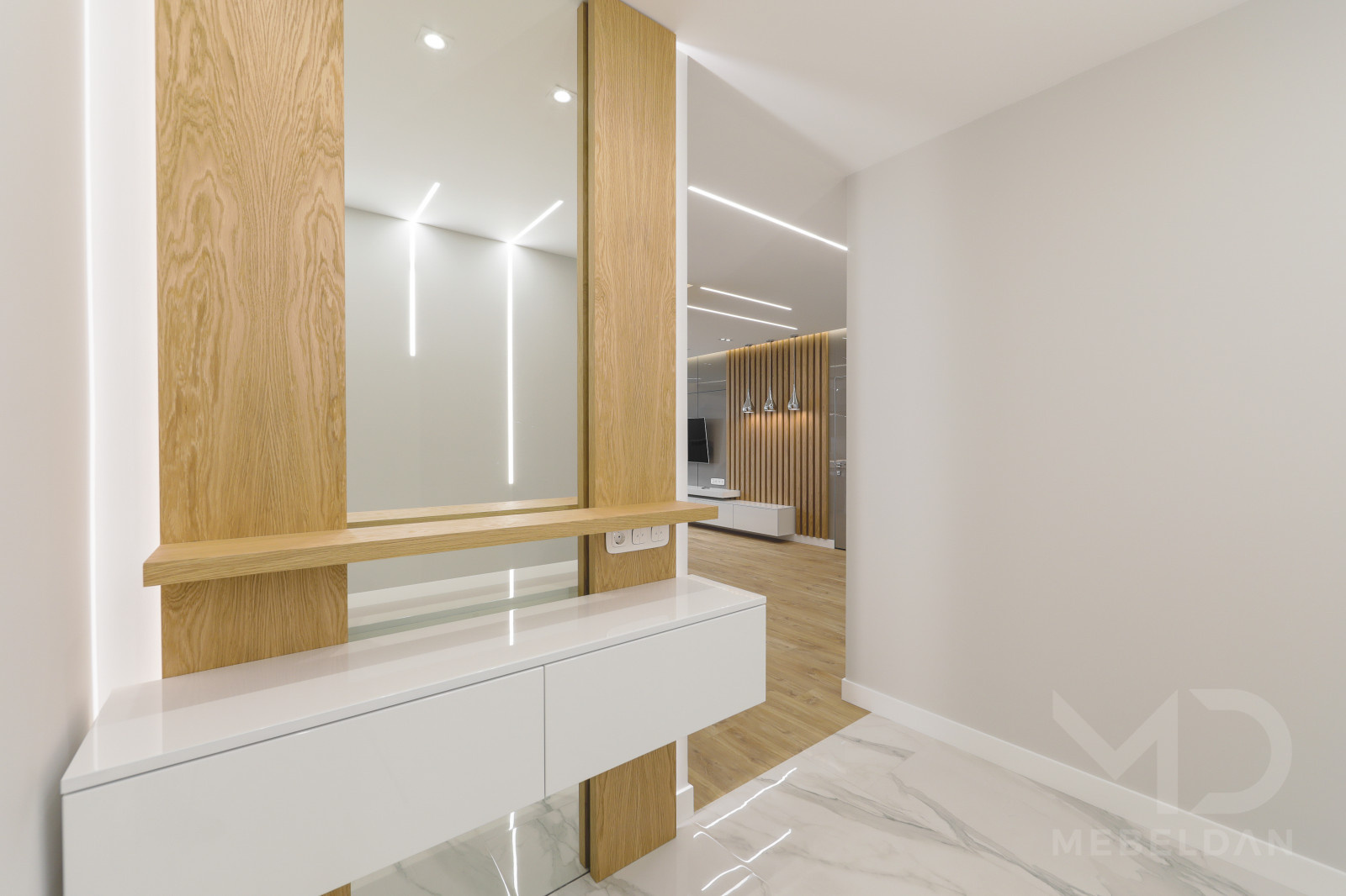 Мебель в стиле минимализм для квартиры 90м2