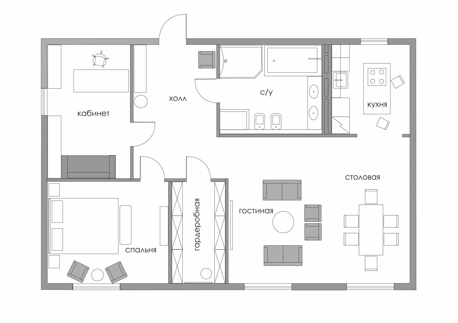 Квартира для молодой пары