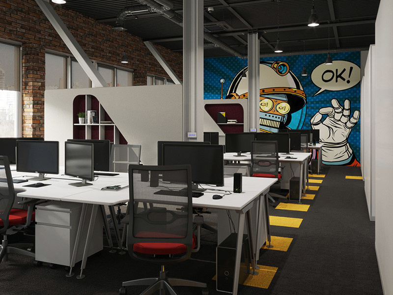 Дизайн интерьера офиса IT-компании