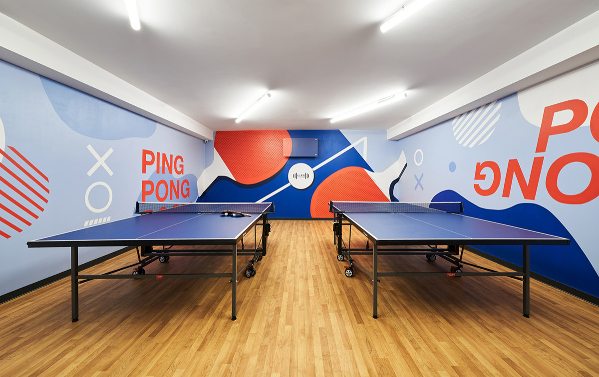 Роспись стен "Пинг - Понг"