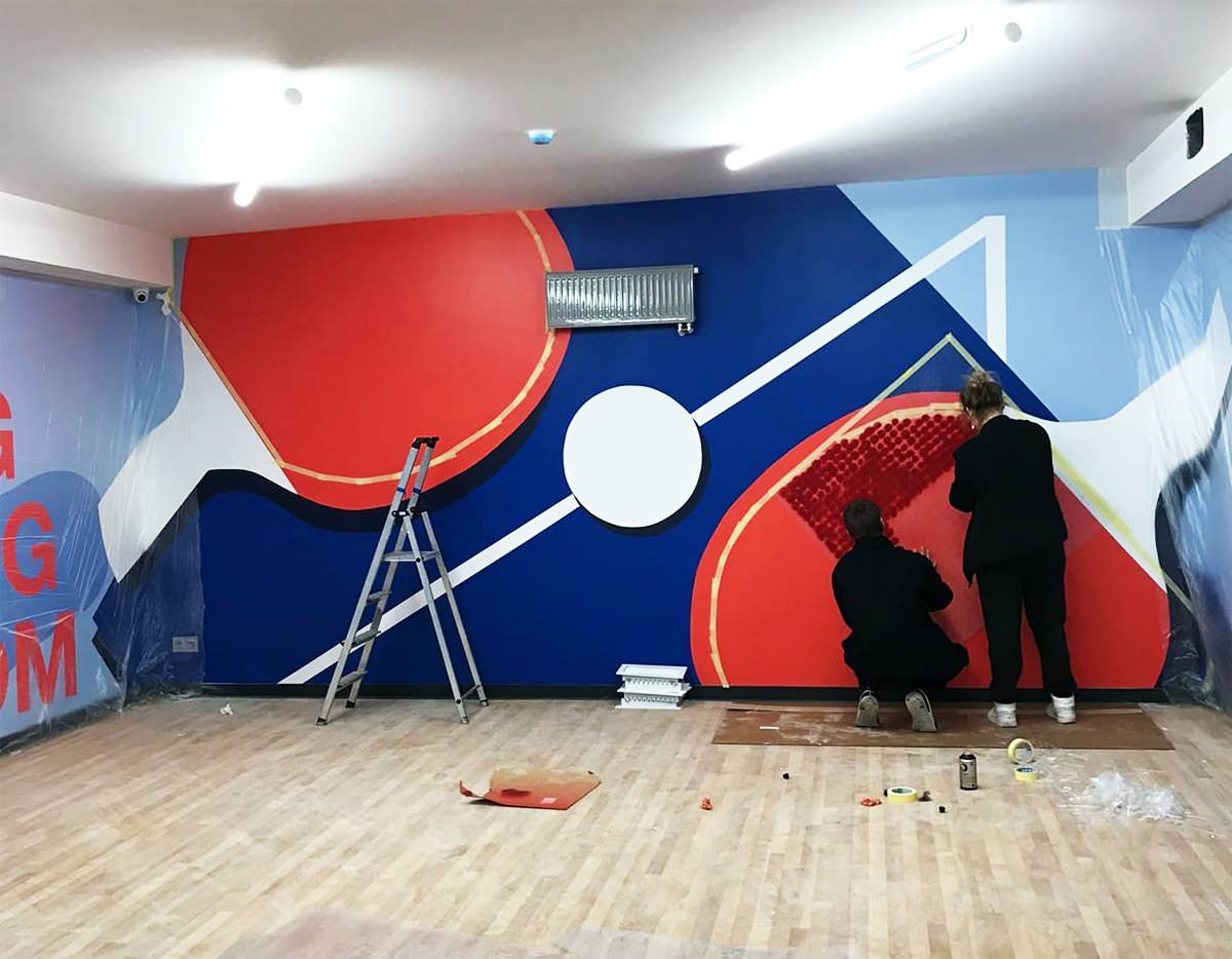 Роспись стен "Пинг - Понг"