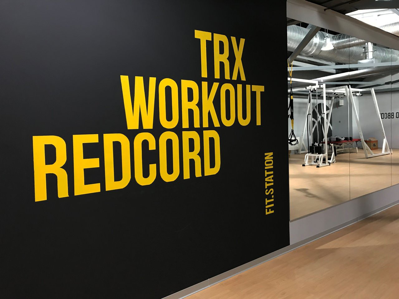 Роспись стен в фитнес-клубе " Fit. Station "