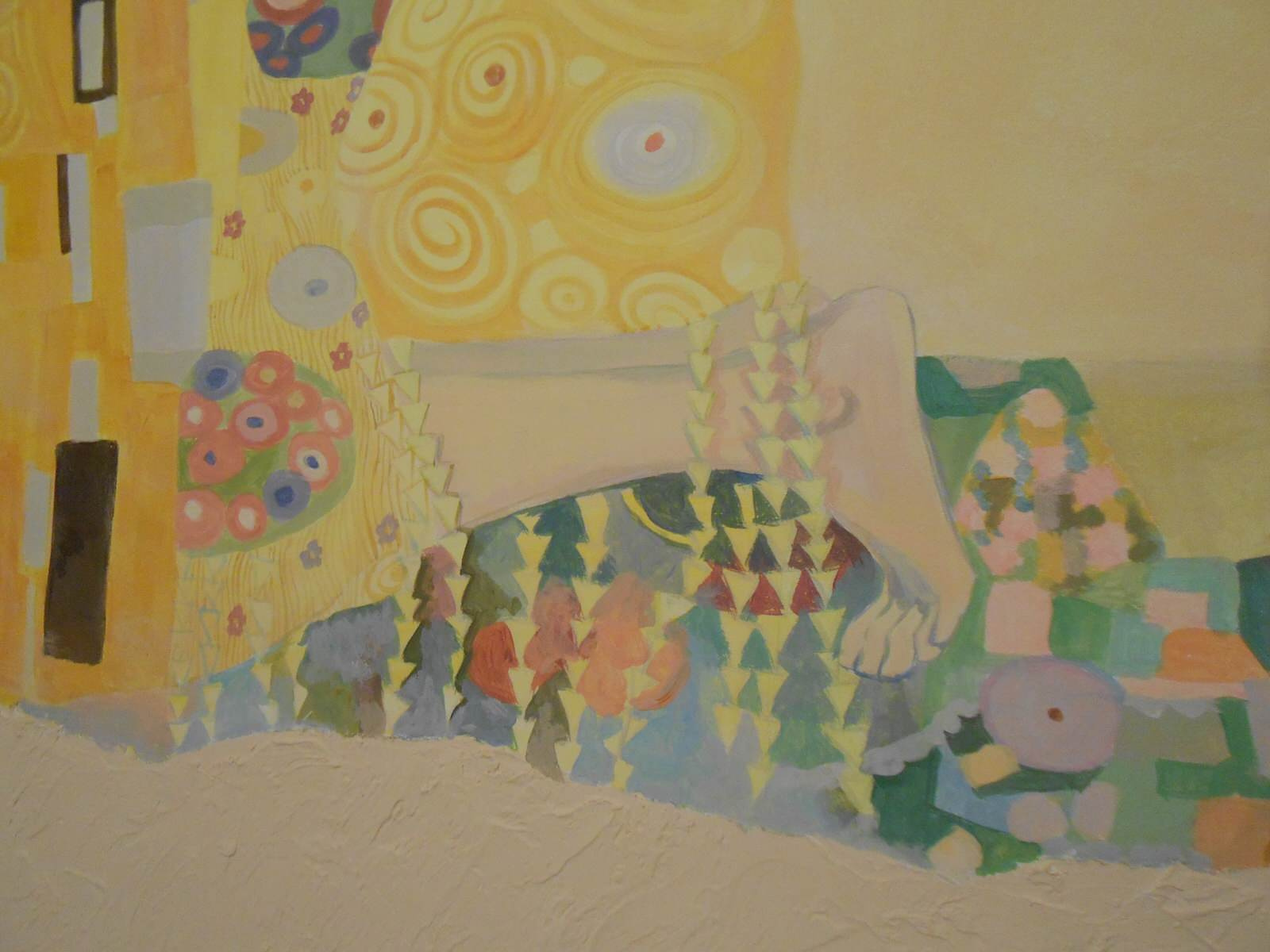 Роспись своей стены вместе с художником "Г. Климт"