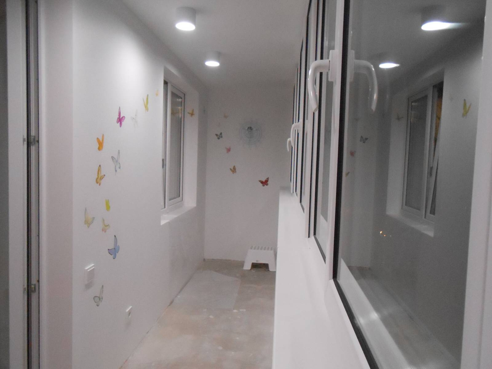 Роспись лоджии "Бабочки"