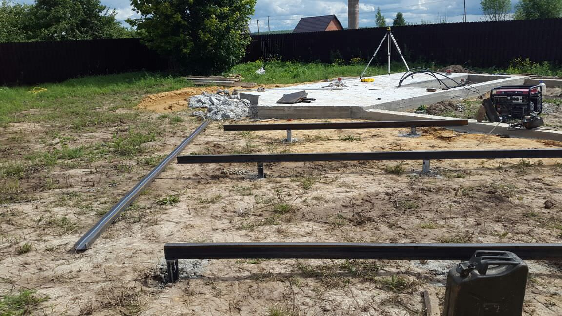 Летняя кухня с бассейном