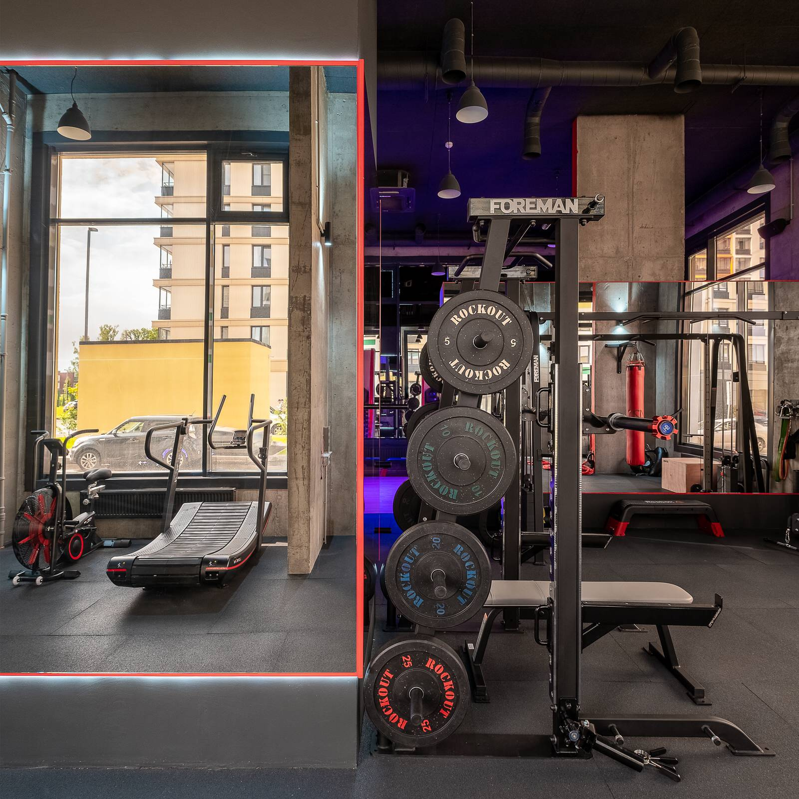 Gym, completed project