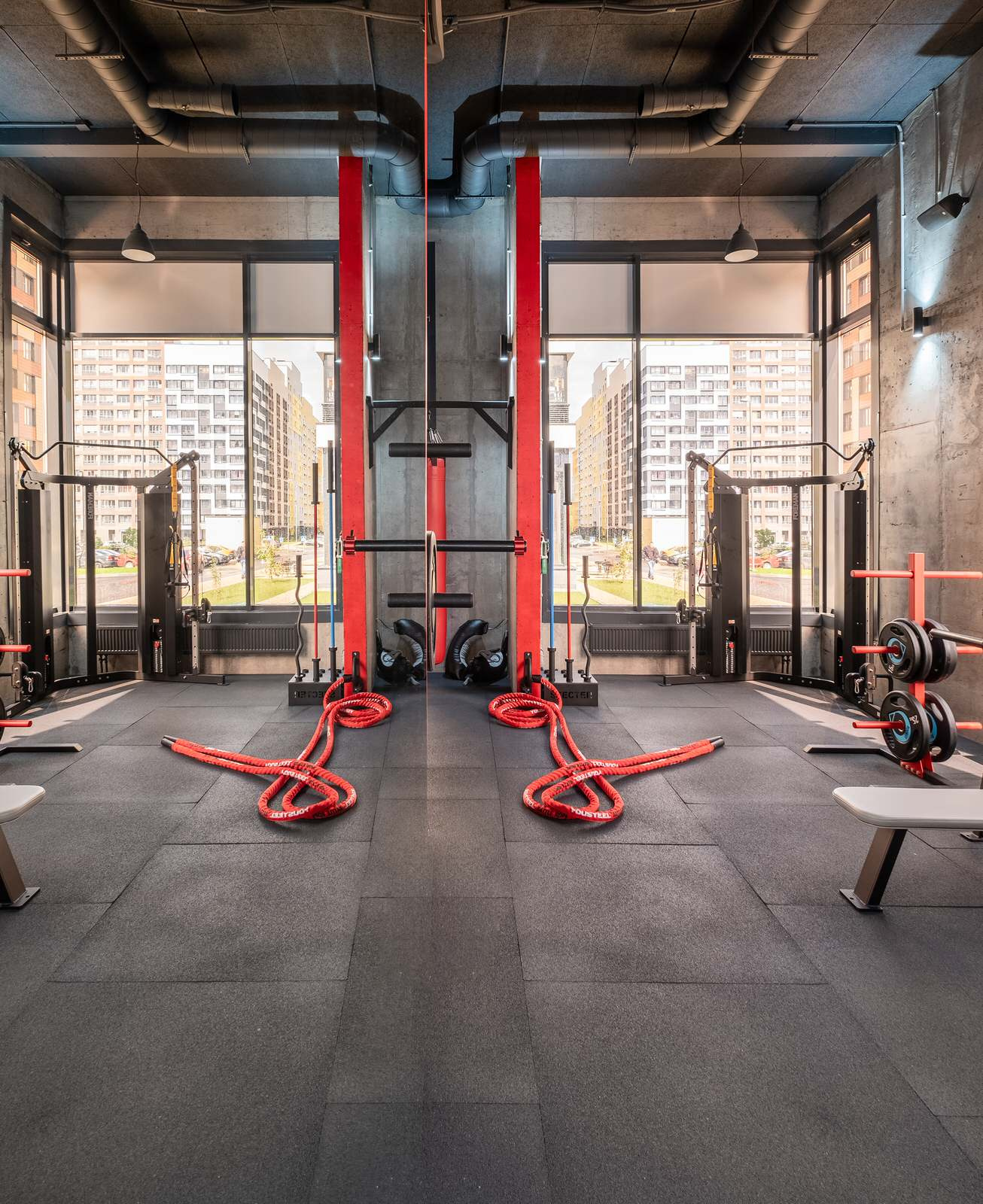 Gym, completed project