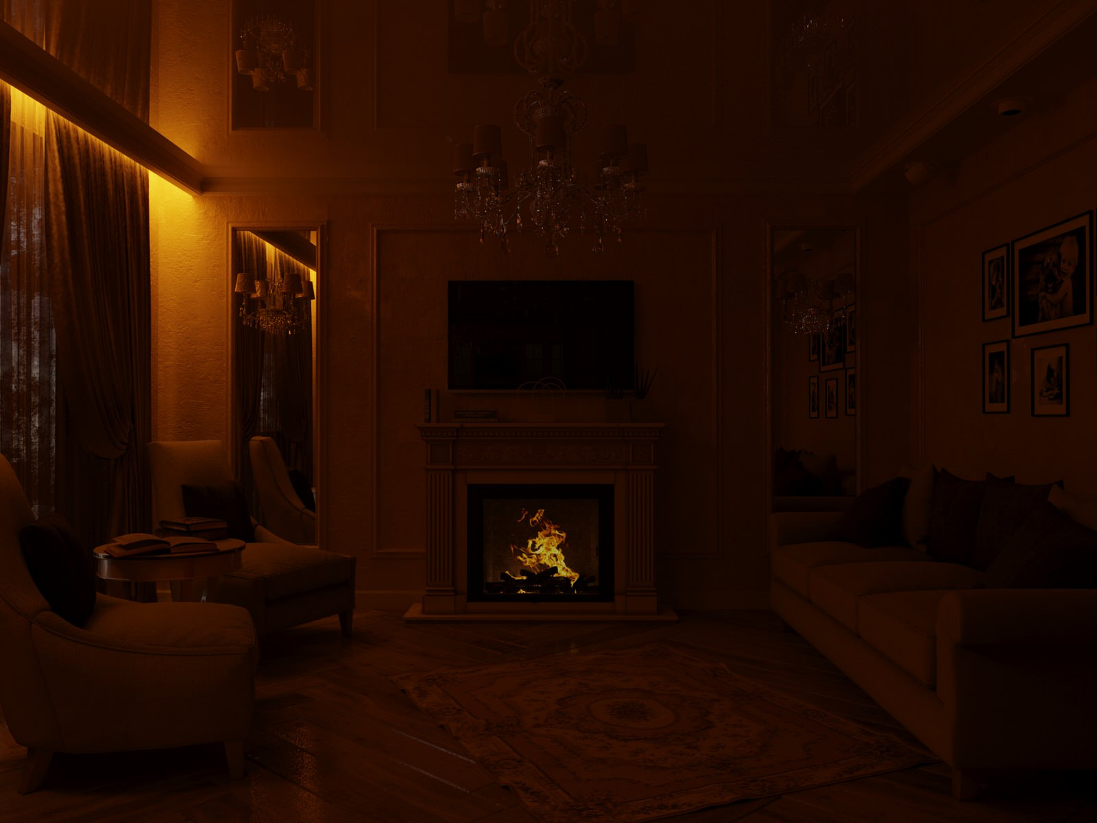 Кухня - Гостиная.