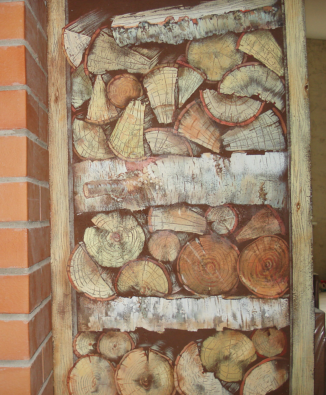 Псевдокамин, дрова