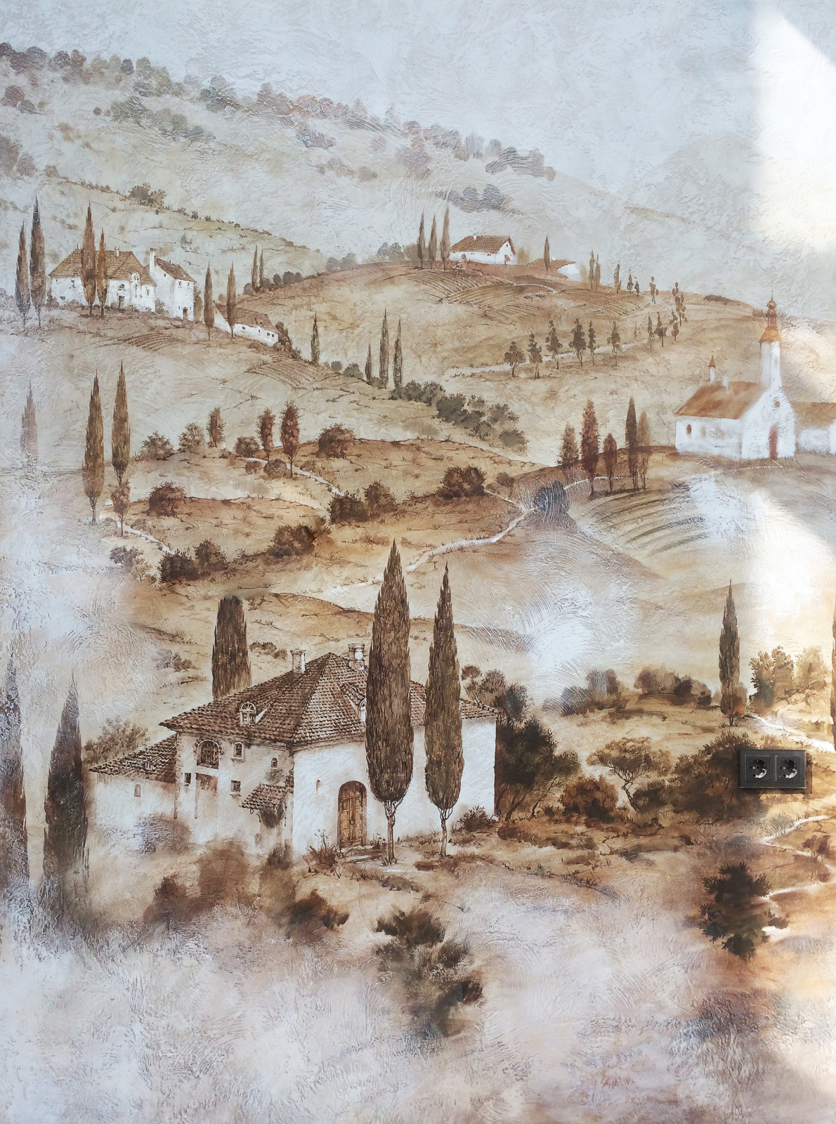 Роспись в лоджии, фрагмент