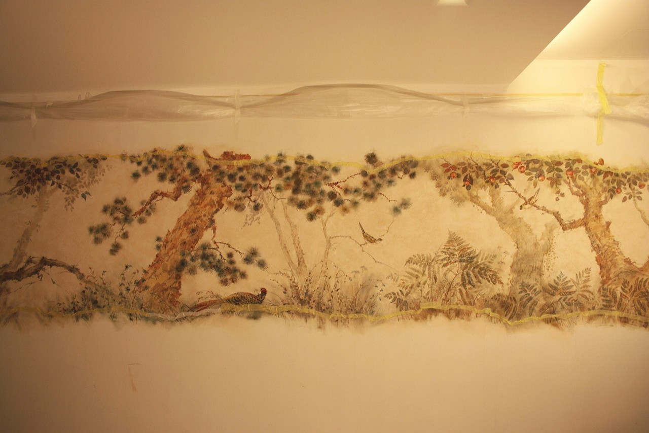 Лес с фазанами